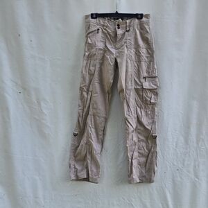 Stylish Beige Cargo Pants for Women